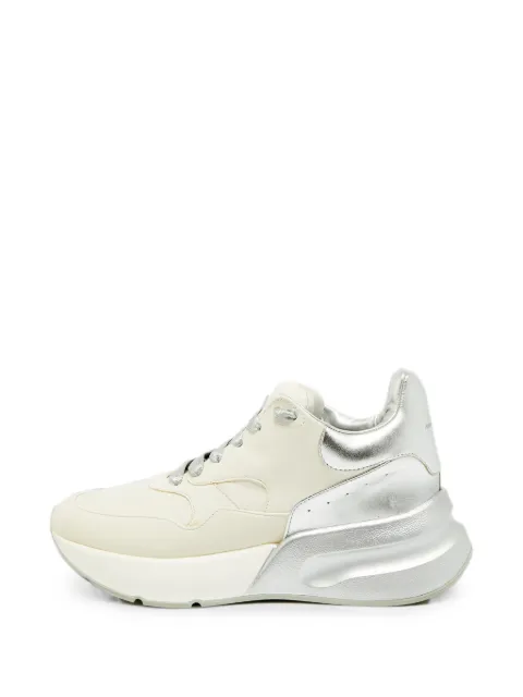 Alexander McQueen Pre-Owned Oversized lace-up sneakers Neutrals 1338067