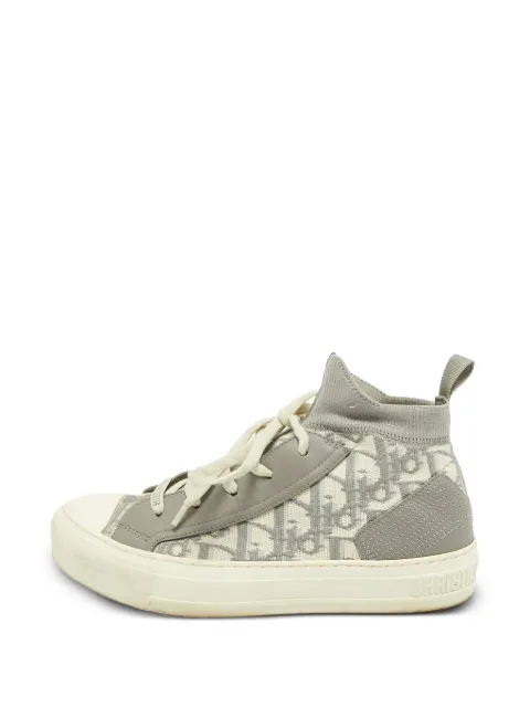 Christian Dior Pre-Owned Walk'n'Dior high-top sneakers Grey 1342305
