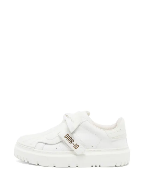 Christian Dior Pre-Owned Dior-ID touch-strap sneakers White 1335829