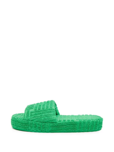 Fendi Pre-Owned knit slides Green 1302870