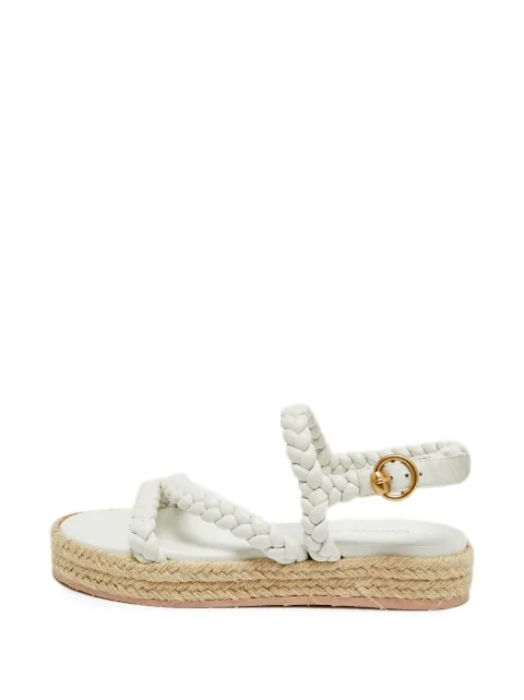 Gianvito Rossi braided platform sandals White 1330137