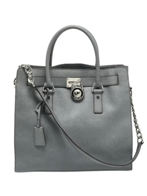 Michael Kors Vintage Hamilton North South tote bag Grey 1305532