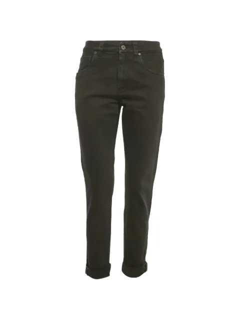 Brunello Cucinelli Vintage straight-leg mid-rise jeans Black 1268447