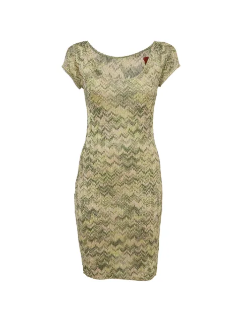 Missoni Pre-Owned short-sleeve mini dress Neutrals 1350730