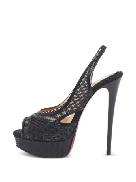 Christian Louboutin Pre-Owned Marina slingback sandals Black 1327417