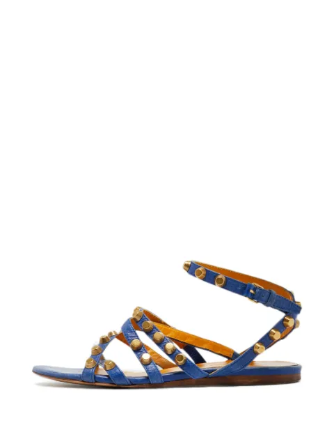 Balenciaga Pre-Owned Arena studded sandals Blue 1277190