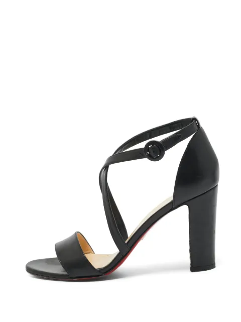 Christian Louboutin Pre-Owned ankle-strap sandals Black 1351996