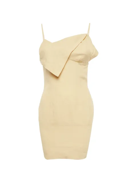 Jacquemus Pre-Owned L'amour backless mini dress Neutrals 1279713
