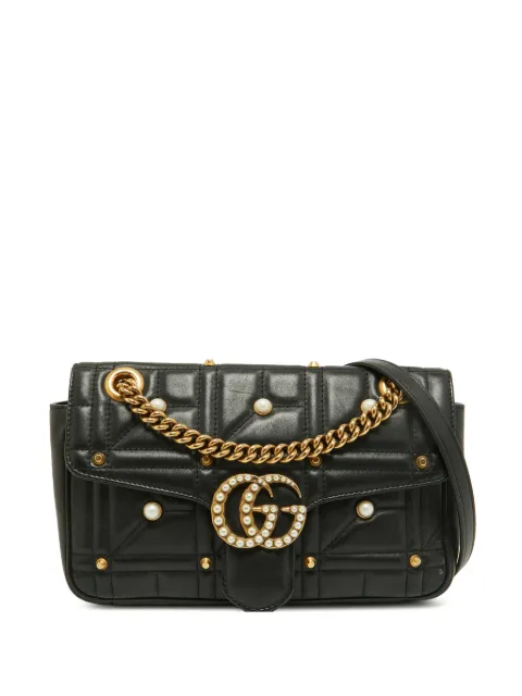 Gucci Pre-Owned GG Marmont crossbody bag Black 1352019