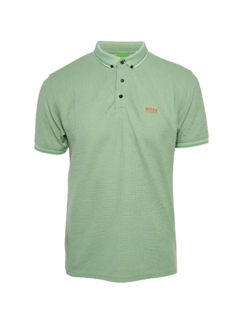 BOSS mesh jersey polo T-shirt Green 1288542