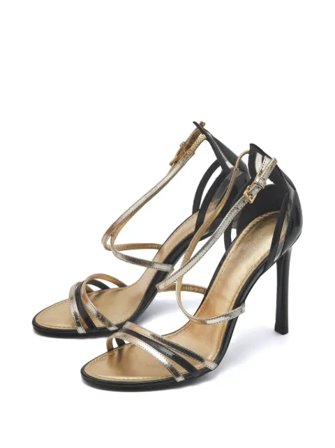 Louis Vuitton Pre-Owned strappy-details leather sandals Gold 1341765