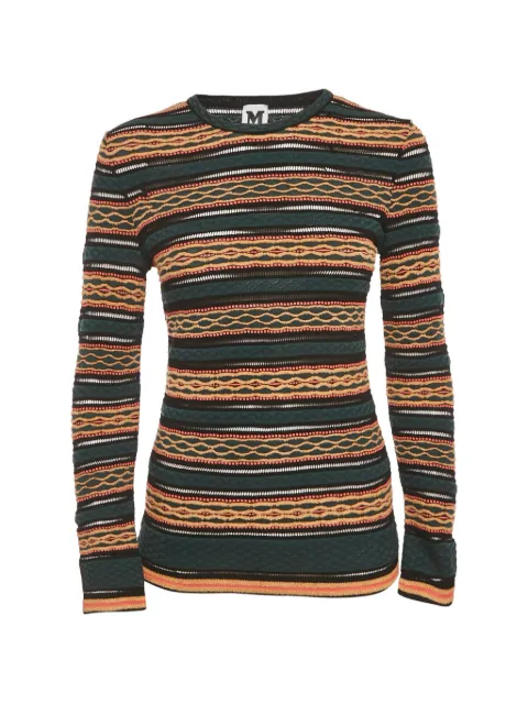 Missoni Pre-Owned patterned knit top Green 1217484