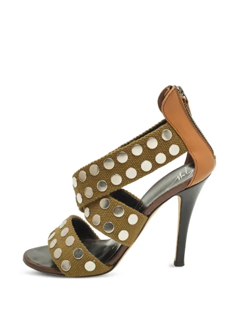 Giuseppe Zanotti Vintage studded strappy sandals Green 1288257