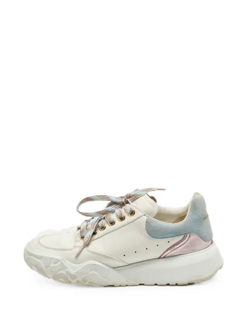 Alexander McQueen Pre-Owned Court leather sneakers White 1337593