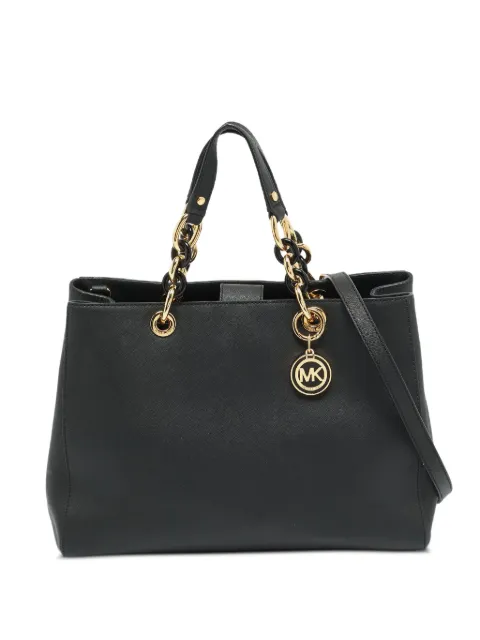 Michael Kors Vintage Cynthia Saffiano-leather tote bag Black 1334193