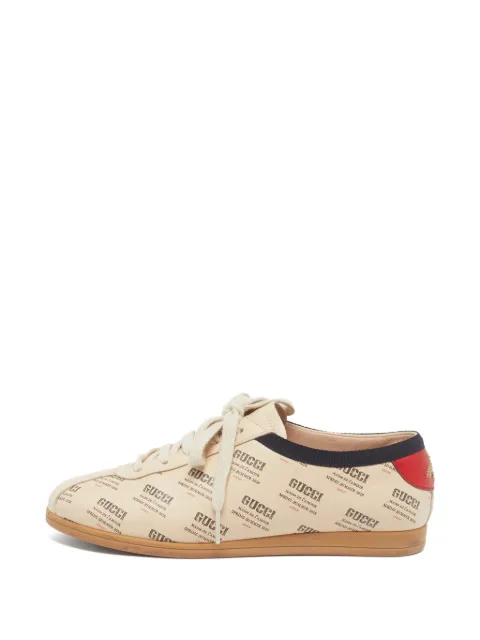 Gucci Pre-Owned Falacer Invite print sneakers Neutrals 1292082