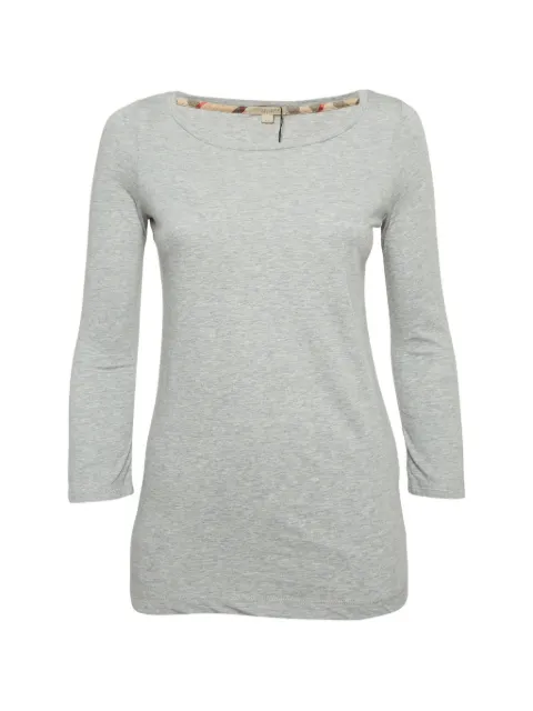 Burberry Pre-Owned long-sleeve T-shirt Grey 1307211