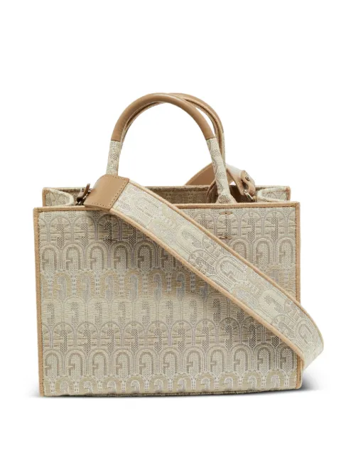 Furla Opportunity jacquard tote bag Neutrals 1349099