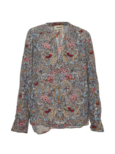 Zadig&Voltaire Tink floral-print blouse Blue 1337958