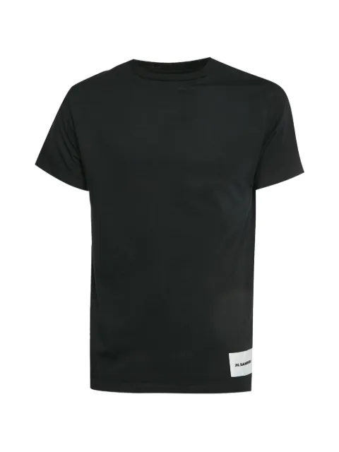 Jil Sander Pre-Owned logo-patch T-shirt Black 1325062