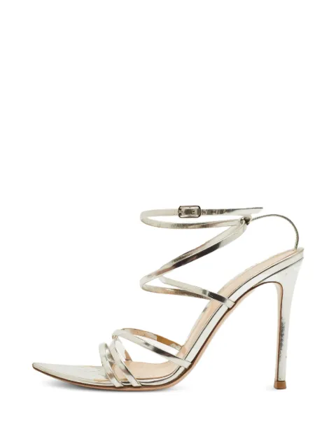 Gianvito Rossi Ettie ankle-strap sandals Silver 1278378