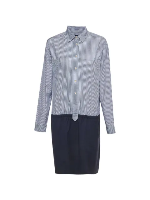 Façonnable striped shirt dress Blue 1342872