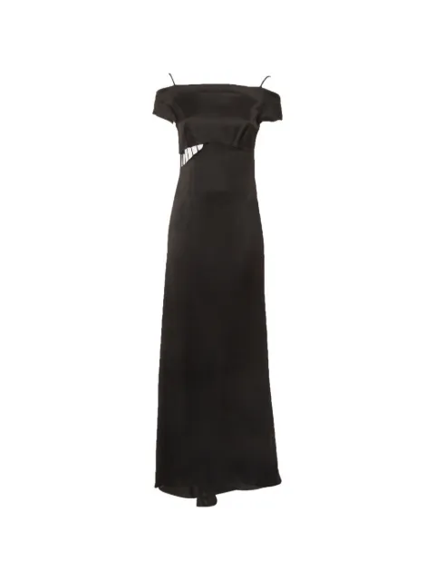 Givenchy Pre-Owned off-shoulder maxi dress Black 1336990
