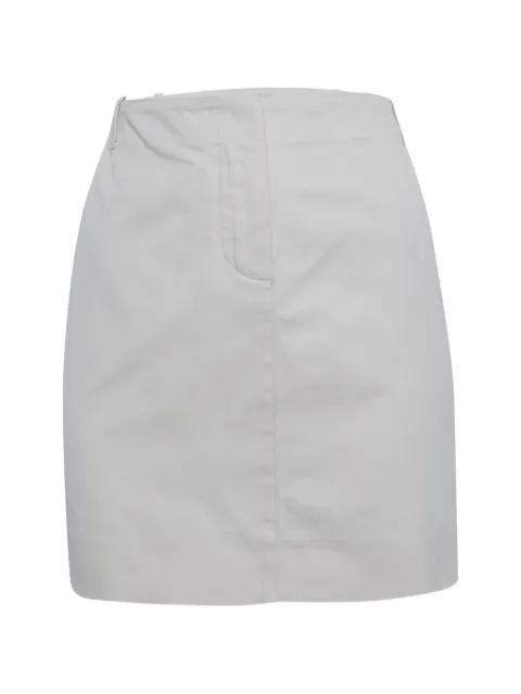 Chloé Pre-Owned tailored twill mini skirt Neutrals 1292872