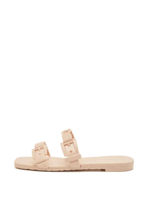 Gucci Pre-Owned buckle-chain slides Pink 1292483