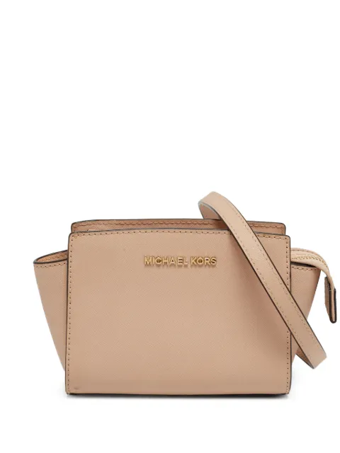 Michael Kors Vintage Selma leather cross body bag Neutrals 1258450