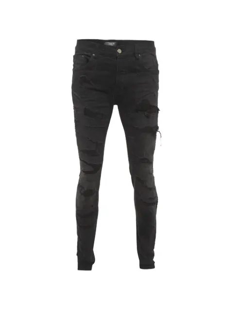 AMIRI distressed denim jeans Black 1288229