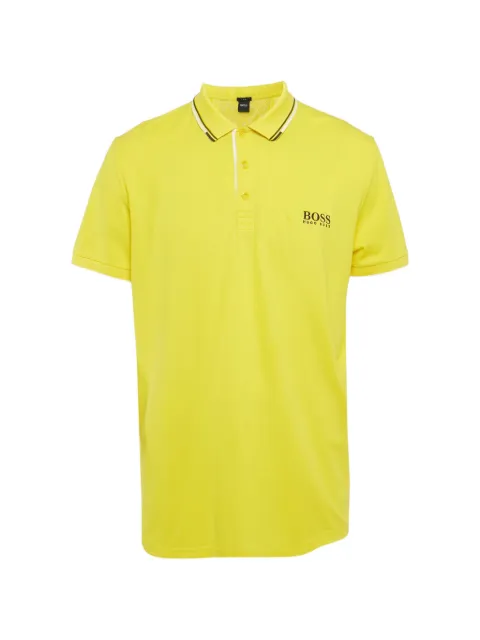 BOSS piqué regular-fit polo shirt Yellow 1263015