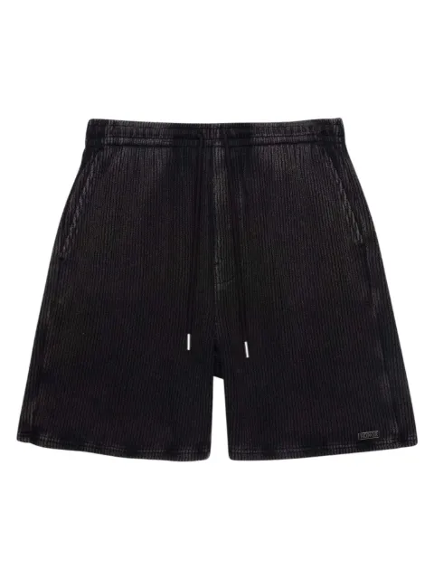 Honor The Gift rib-knit drawcord shorts Black HTG260261006BLK