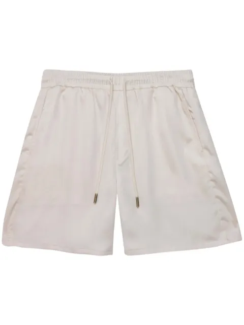 Honor The Gift satin-finish drawcord shorts Neutrals HTG260261003SAN