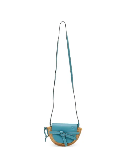 Loewe Pre-Owned 2018 Gate knotted mini bag Blue 1279442