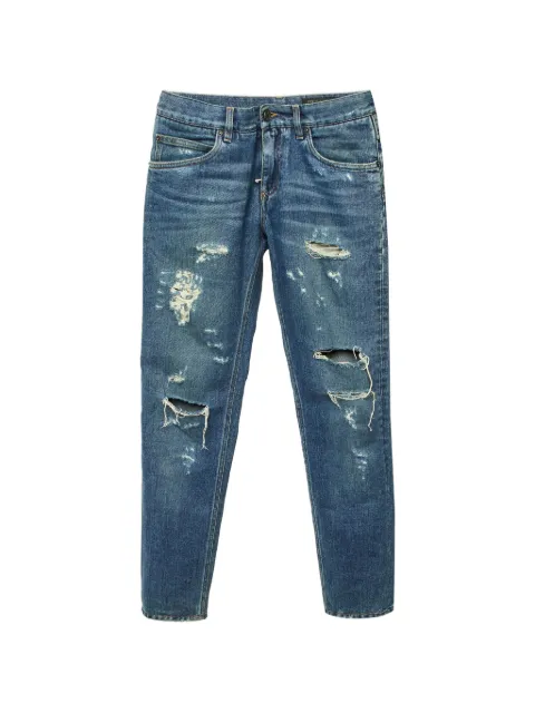 Dolce & Gabbana Pre-Owned distressed slim-fit jeans Blue 1349145