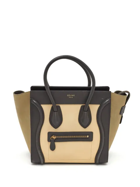 Celine Pre-Owned Luggage Micro tote bag Neutrals 1351609