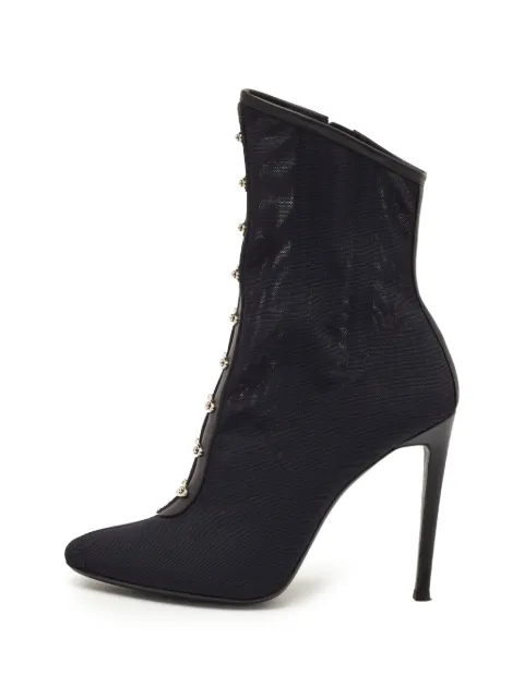 Giuseppe Zanotti Vintage Janice mesh-panel ankle boots Black 1344269