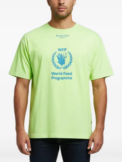 Balenciaga Pre-Owned World Food Programme oversized T-shirt Green 1356662