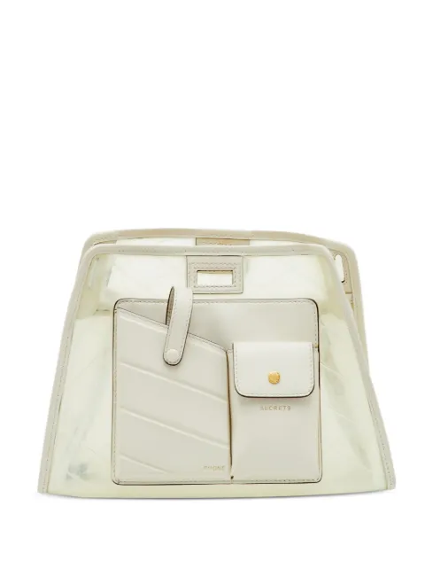 Fendi Pre-Owned 2019 Peekaboo pocket clutch bag White 1360142