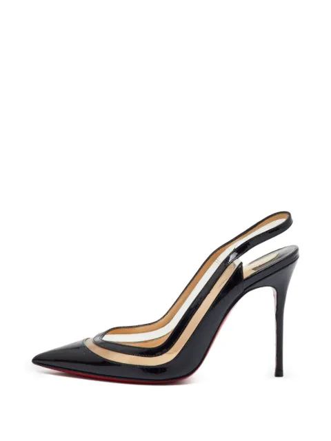 Christian Louboutin Pre-Owned Paulina slingback heeled pumps Black 1359838