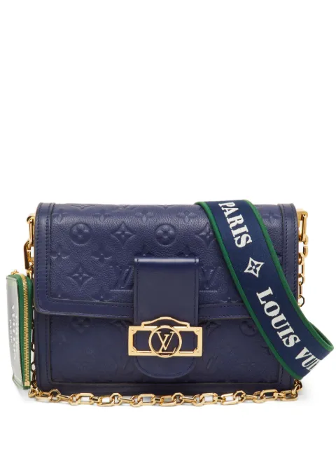 Louis Vuitton Pre-Owned Dauphine Monogram Empreinte crossbody bag Blue 1253621
