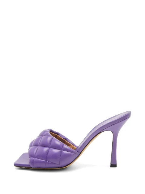 Bottega Veneta Pre-Owned Lido padded sandals Purple 1355050