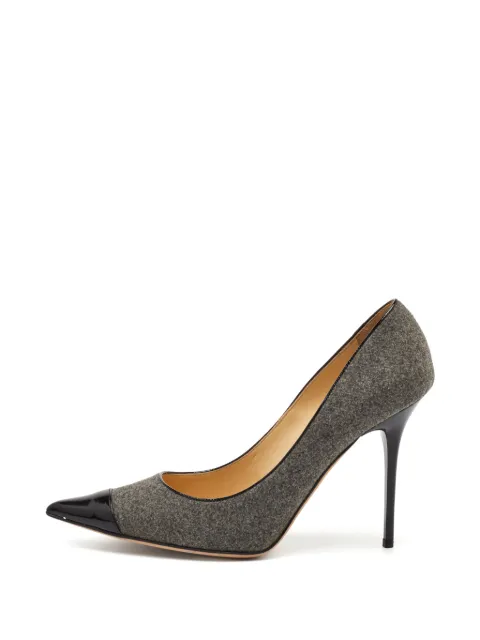 Jimmy Choo Pre-Owned pointed-toe pumps Grey 1280326