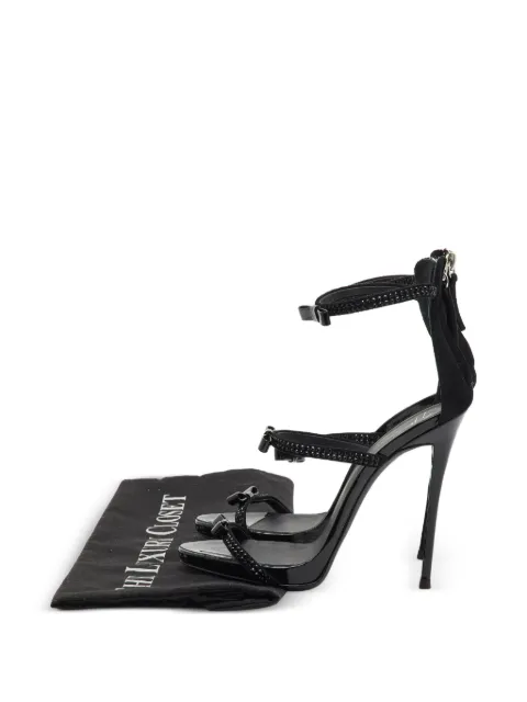 Giuseppe Zanotti Vintage Harmony bow-detail sandals Black 1220820