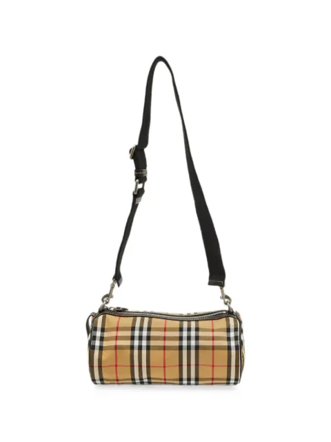 Burberry Pre-Owned small Kennedy House Check crossbody bag Neutrals 1350512