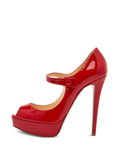 Christian Louboutin Pre-Owned Zeppa Mary Jane pumps Red 1346878