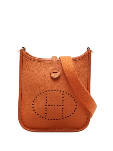 Hermès Pre-Owned 2023 Evelyne Amazone TPM crossbody bag Orange 1294314