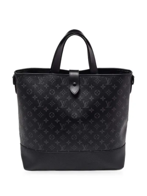 Louis Vuitton Pre-Owned Saumur Eclipse monogram tote bag Black 978870