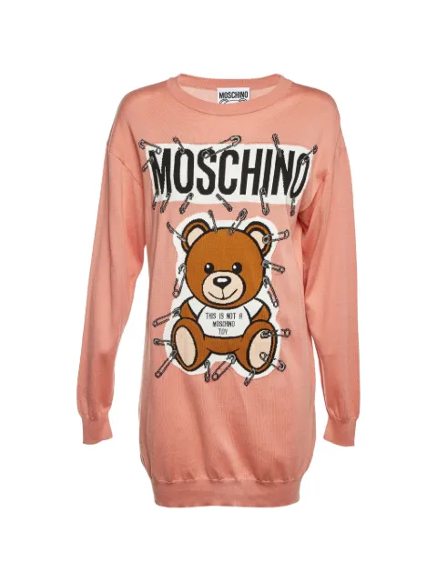 Moschino Pre-Owned Couture intarsia sweater Pink 1355980
